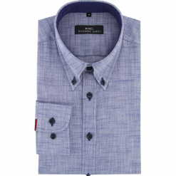 Koszula BIAGIO slim 16-01-14-K. Niebieskie koszule męskie Giacomo Conti, z bawełny, button down, z długim rękawem. Za 199.00 zł.