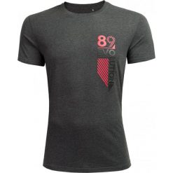 T-shirt męski TSM617 - ciemny szary melanż - Outhorn. T-shirty męskie marki Outhorn. W wyprzedaży za 29.99 zł.