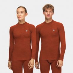 Bluza termoaktywne unisex Alpinus Merino Aoraki. Brązowe bielizna termoaktywna męska Alpinus, xs, bez wzorów, bez ramiączek, narciarskie. Za 299.00 zł.
