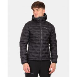 Męska kurtka ocieplana Kilpi ALBA-M. Czarne kurtki męskie Kilpi, m, bez wzorów, bez ramiączek, bez kaptura. Za 628.61 zł.