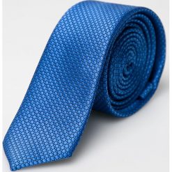 S.Oliver Black Label - Krawat. Niebieskie krawaty i muchy męskie marki s.Oliver BLACK LABEL, bez wzorów, z jedwabiu. Za 129.90 zł.