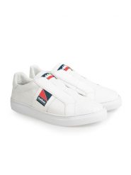 Baldinini Sneakersy | 095335XNAPT | Mężczyzna | Biały. Białe buty sportowe na co dzień męskie Baldinini, m, bez wzorów, ze skóry, bez ramiączek, bez kaptura. W wyprzedaży za 699.00 zł.