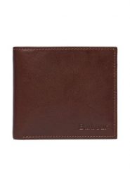 Barbour Portfel MLG0002BR52 Brązowy. Brązowe portfele męskie Barbour, bez wzorów, ze skóry. Za 289.99 zł.