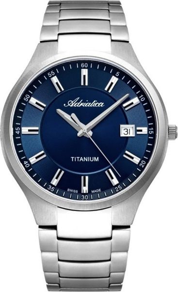 Zegarek Adriatica Zegarek męski Adriatica A8329.4115Q szary. Szare zegarki męskie Adriatica. Za 978.00 zł.