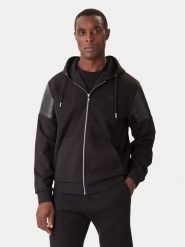 KARL LAGERFELD Bluza 705037 554902 Czarny Regular Fit. Czarne bluzy rozpinane męskie KARL LAGERFELD, l, bez wzorów, z syntetyku, bez ramiączek, bez kaptura. Za 1,149.00 zł.