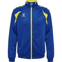 Kurtka z dresu Hummel Core 2.0. Niebieskie kurtki męskie HUMMEL, bez wzorów, z dresówki, sportowe, bez ramiączek, bez kaptura. Za 223.50 zł.