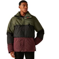 Kurtka puchowa Regatta Christian Lacroix Barbegal. Zielone kurtki męskie Regatta, na zimę, bez wzorów, z puchu, bez ramiączek, bez kaptura. W wyprzedaży za 562.00 zł.