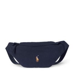 Saszetka nerka Polo Ralph Lauren. Niebieskie saszetki męskie Polo Ralph Lauren, bez wzorów, małe. Za 299.99 zł.