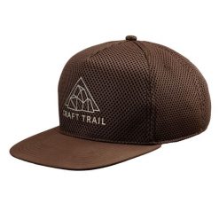 Czapka trucker Craft Pro 3D Sequoi. Brązowe czapki męskie Craft, bez wzorów, sportowe. Za 185.00 zł.