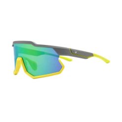 Okulary Przeciwsłoneczne Sportowe Unisex - TR90 / Ochrona UV400 (Żółty). Żółte okulary przeciwsłoneczne męskie SURF MONKEY, bez wzorów, sportowe. Za 239.95 zł.