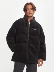 Tommy Jeans Kurtka zimowa DM0DM19638 Czarny Regular Fit. Czarne kurtki męskie Tommy Jeans, na zimę, l, bez wzorów, z jeansu, bez ramiączek, bez kaptura. Za 689.99 zł.