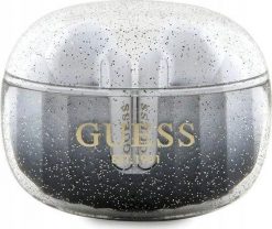 Słuchawki Guess Glitter Gradient GUTWSHDGKEEK czarne. Czarne słuchawki bluetooth Guess. Za 129.99 zł.