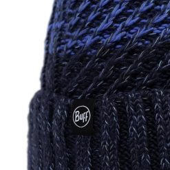 Czapka BUFF KNITTED & FLEECE BAND BEANIE AKNA. Niebieskie czapki męskie Buff, bez wzorów, sportowe. W wyprzedaży za 118.93 zł.
