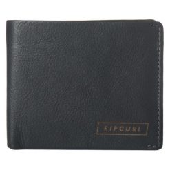 Rip Curl portfel męski czarny Laser Rfid 2 In 1. Czarne portfele męskie Rip Curl, bez wzorów. W wyprzedaży za 173.00 zł.