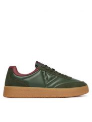 Guess Sneakersy FMFMOH LEA12 Zielony. Zielone buty sportowe na co dzień męskie Guess, m, z aplikacjami, ze skóry, bez ramiączek, bez kaptura. Za 469.99 zł.