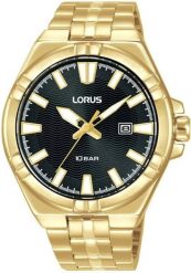 Zegarek Lorus męski RH978RX9 stalowy wodoszczelny . Szare zegarki męskie Lorus, ze stali. Za 369.00 zł.