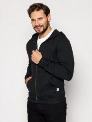 Jack & Jones Bluza Basic 12181901 Czarny Regular Fit. Czarne bluzy rozpinane męskie Jack & Jones, m, bez wzorów, z bawełny, bez ramiączek, bez kaptura. Za 169.99 zł.