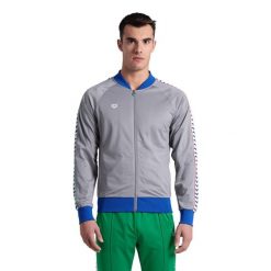 Bluza rozpinana męska sportowa Arena Men's Relax IV Team Jacket. Niebieskie bluzy rozpinane męskie ARENA, m, bez wzorów, sportowe, bez ramiączek, bez kaptura. Za 299.99 zł.