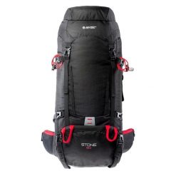 Plecak Turystyczny Dla Dorosłych Unisex Stone. Czarne plecaki męskie Hi-tec, bez wzorów. Za 307.99 zł.