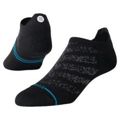 Skarpety biegowe Stance Run Ultralight Tab. Czarne buty do biegania męskie Stance, bez wzorów, bez zapięcia, na fitness i siłownię. Za 49.99 zł.