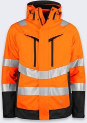 Kurtka męska Projob Kurtka Odblaskowa ProJob 6446 3in1 Orange/Black. Czarne kurtki męskie Projob, m, bez wzorów, bez ramiączek, bez kaptura. Za 883.29 zł.