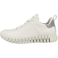 Buty do biegania męskie Ecco Sneaker Gruuv Lea. Białe buty sportowe na co dzień męskie ecco, m, bez wzorów, z materiału, bez ramiączek, bez kaptura, do biegania. Za 823.00 zł.