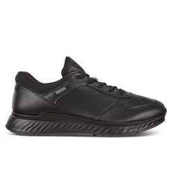 Buty do chodzenia męskie Ecco Exostride. Czarne buty sportowe na co dzień męskie ecco, m, bez wzorów, z gumy, bez ramiączek, bez kaptura, trekkingowe. Za 921.00 zł.