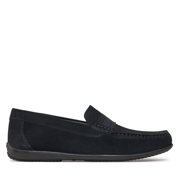 Mokasyny Geox. Czarne mokasyny męskie Geox, bez zapięcia. Za 379.99 zł.