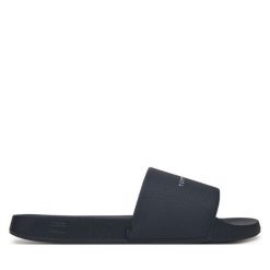Klapki Tommy Hilfiger. Niebieskie klapki i japonki męskie Tommy Hilfiger, bez wzorów. Za 129.99 zł.
