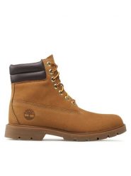 Timberland Trapery 6in Wr Basic TB0A27TP231 Brązowy. Brązowe buty zimowe męskie Timberland, bez wzorów, z nubiku, bez obcasa, bez zapięcia. Za 799.99 zł.
