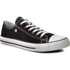 Trampki BIG STAR - T174103 Black. Czarne trampki męskie Big Star, z gumy, klasyczne. Za 79.00 zł.