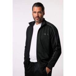 Męska Bluza dresowa fitness ze stójką QuickDry do 7 XL. Czarne bluzy nierozpinane męskie JAY-PI, m, bez wzorów, z dresówki, bez ramiączek, bez kaptura. Za 343.99 zł.