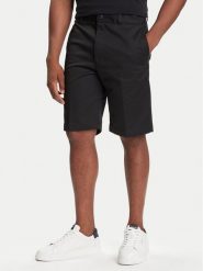 HUGO Szorty materiałowe Darik241 50505857 Czarny Regular Fit. Czarne szorty męskie Hugo, bez wzorów, z materiału. Za 209.99 zł.