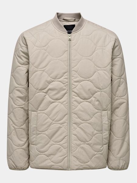 Only & Sons Kurtka przejściowa Art. 22027456 Beżowy Regular Fit. Brązowe kurtki męskie Only & Sons, m, bez wzorów, z syntetyku, bez ramiączek, bez kaptura. Za 149.99 zł.