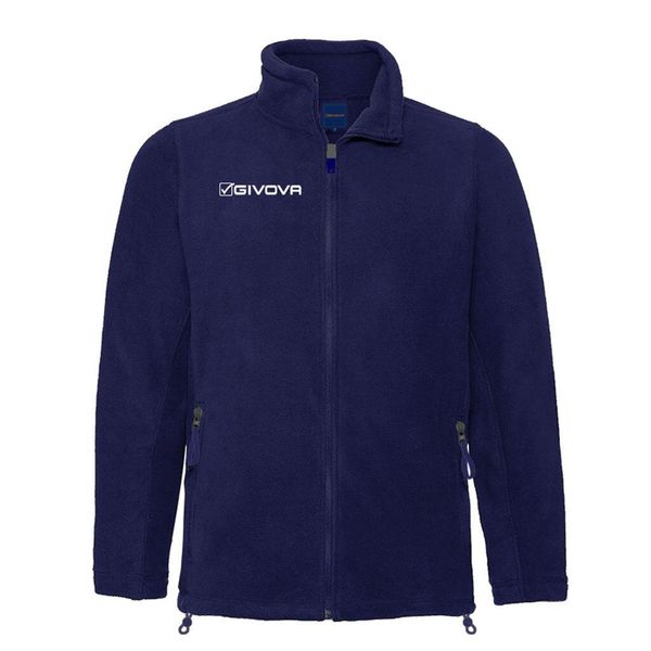 Polar Givova Alaska. Niebieskie bluzy nierozpinane męskie Givova, m, bez wzorów, z polaru, bez ramiączek, bez kaptura. Za 100.97 zł.