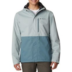Kurtka przeciwdeszczowa męska Columbia Hikebound. Niebieskie kurtki męskie Columbia, m, bez wzorów, sportowe, bez ramiączek, bez kaptura. Za 319.99 zł.