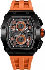 Zegarek męski Tsar Bomba TB8204Q-12 pomarańczowy. Brązowe zegarki męskie NoName. Za 999.00 zł.