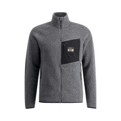 Polar LundHags Flok Wool. Szare bluzy z polaru męskie Lundhags, bez wzorów, z polaru, sportowe, bez ramiączek, bez kaptura. Za 761.00 zł.