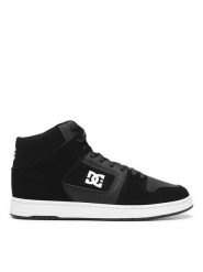 DC Shoes Sneakersy MANTECA 4 HI ADYS100743-BKW Czarny. Czarne buty sportowe na co dzień męskie DC Shoes, m, bez wzorów, ze skóry, bez ramiączek, bez kaptura. Za 299.99 zł.