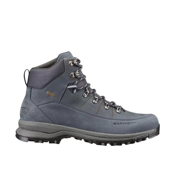 Buty trekkingowe Garmont Chrono GTX. Niebieskie buty trekkingowe męskie Garmont, bez wzorów, bez zapięcia, trekkingowe. W wyprzedaży za 737.95 zł.