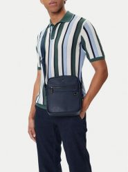 Beverly Hills Polo Club Saszetka C-BHPC-L-018-08 Granatowy. Niebieskie saszetki męskie Beverly Hills Polo Club, bez wzorów, z materiału. Za 199.99 zł.