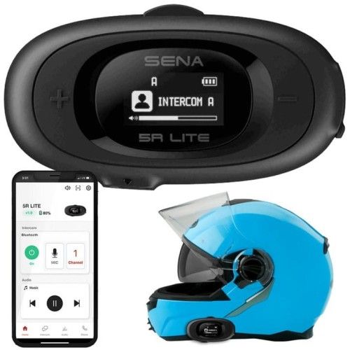 Interkom motocyklowy Sena 5RLITE-01 na 1 kask. Słuchawki bluetooth SENA. Za 348.99 zł.