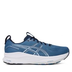 Buty do biegania Asics. Niebieskie buty do biegania męskie Asics, bez wzorów, bez zapięcia, do biegania, asics gel kayano. Za 809.99 zł.