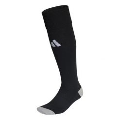 Getry piłkarskie Adidas Milano 23. Czarne legginsy męskie ADIDAS, bez wzorów, z elastanu, do piłki nożnej. Za 35.00 zł.