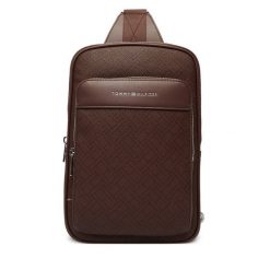 Saszetka Tommy Hilfiger. Brązowe saszetki męskie Tommy Hilfiger, bez wzorów, małe. Za 489.99 zł.