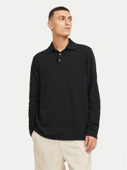 Jack & Jones Polo William 12269034 Czarny Regular Fit. Czarne koszulki polo męskie Jack & Jones, m, bez wzorów, z bawełny, bez kołnierzyka, bez ramiączek. Za 139.99 zł.