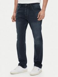 Mustang Jeansy Michigan 1016338 Granatowy Straight Fit. Niebieskie jeansy męskie Mustang, bez wzorów, z bawełny. Za 319.99 zł.