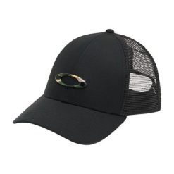 Oakley Czapka Trucker Ellipse Fos900005-02E. Czarne czapki męskie Oakley, bez wzorów. Za 124.99 zł.