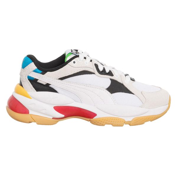 Trampki Puma Lqd Cell Epsilon Wh Kolorowe. Czarne buty do biegania męskie Puma, bez wzorów, z materiału, sportowe, bez zapięcia. Za 361.99 zł.