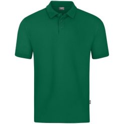 Polo Jako Polo Doubletex. Zielone koszulki polo męskie Jako, bez wzorów, biznesowe, bez kołnierzyka, bez ramiączek. Za 238.00 zł.